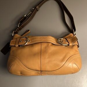 COACH Soho Duffle Two Way CROSSBODY Leather Shoulder Bag 9412